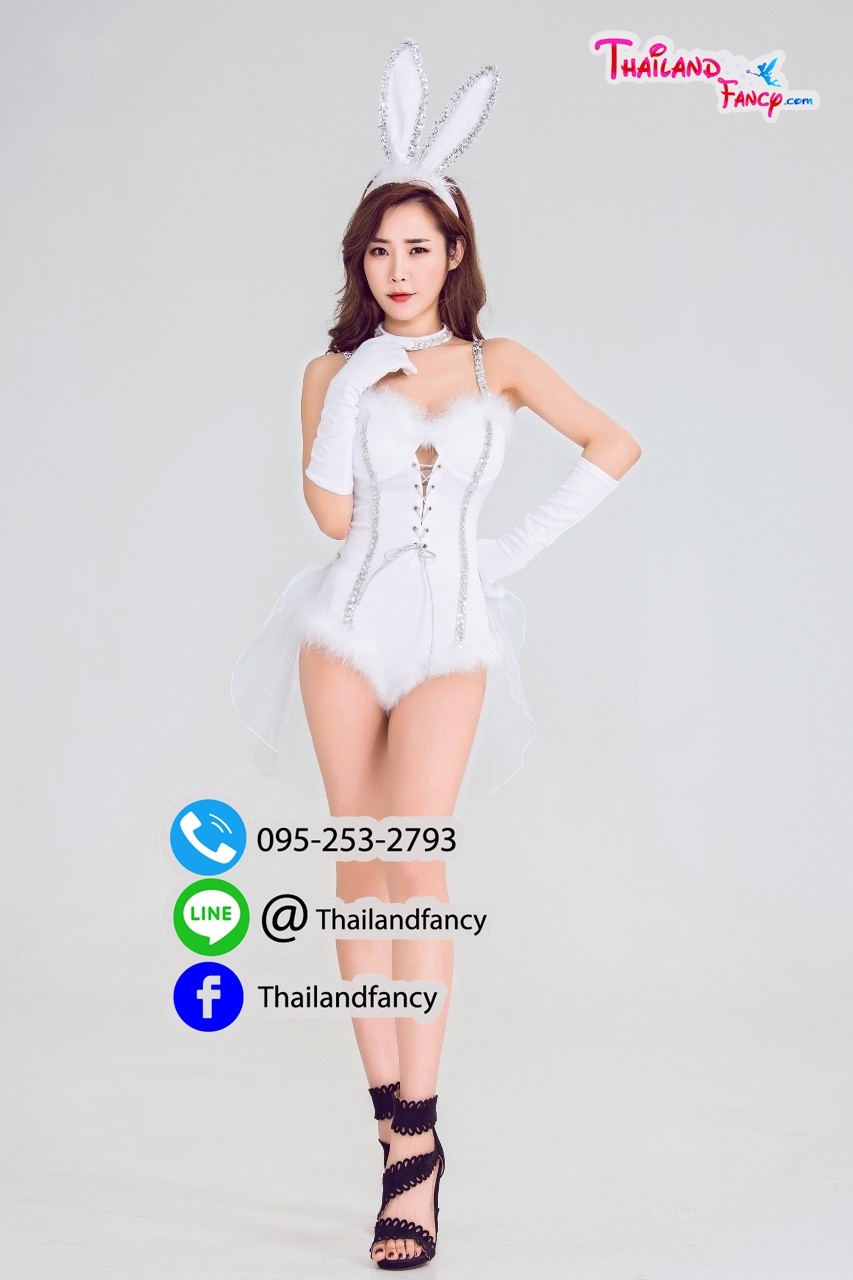 ชุดคอสเพลย์บันนี่เกิร์ล Cosplay Bunny ชุดกระต่ายบันนี่ ชุดกระต่ายวันพีช ชุดเพลย์เกิร์ล ชุดพีอาร์ ชุดแฟนซีสัตว์ ชุดแฟนซีกระต่ายสีขาวพร้อมหูกระต่ายเข้าเซ็ท