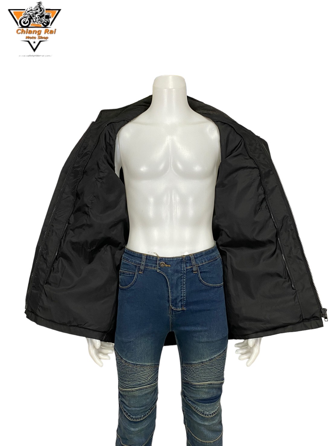 เสื้อขี่มอเตอร์ไซด์( มือสอง) RCTA 339 อก 52 " ยาว 29"(XL) ยี่ห้อ**CAFE-RACER**