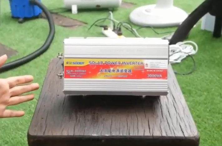 อินเวอร์เตอร์ แปลงไฟ 24V เป็น 220V ขนาด 3,000W