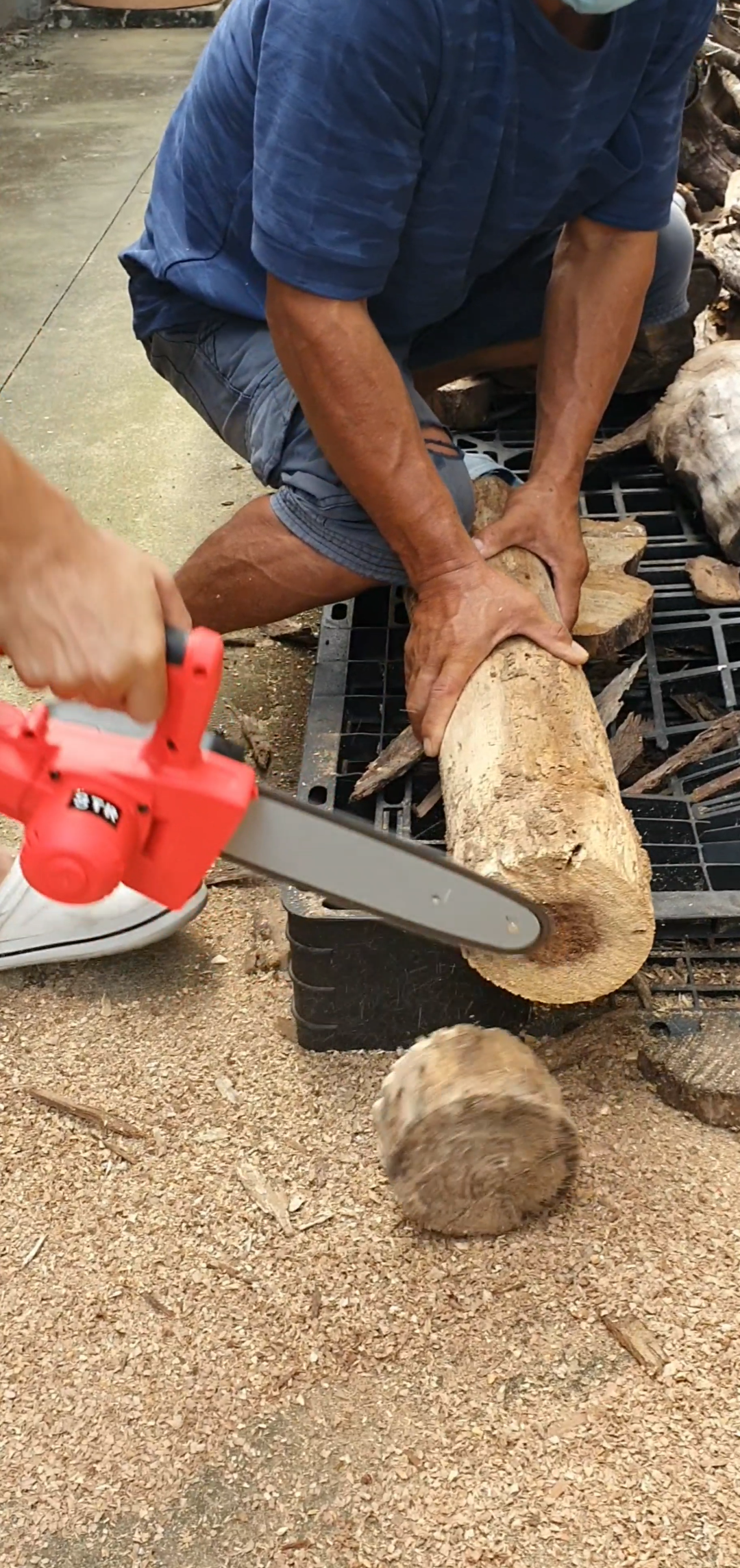 เลื่อยโซ่แบต STR รุ่น 298V บาร์ 11.5 นิ้ว แบต 2ก้อน โซ่ 2เส้น