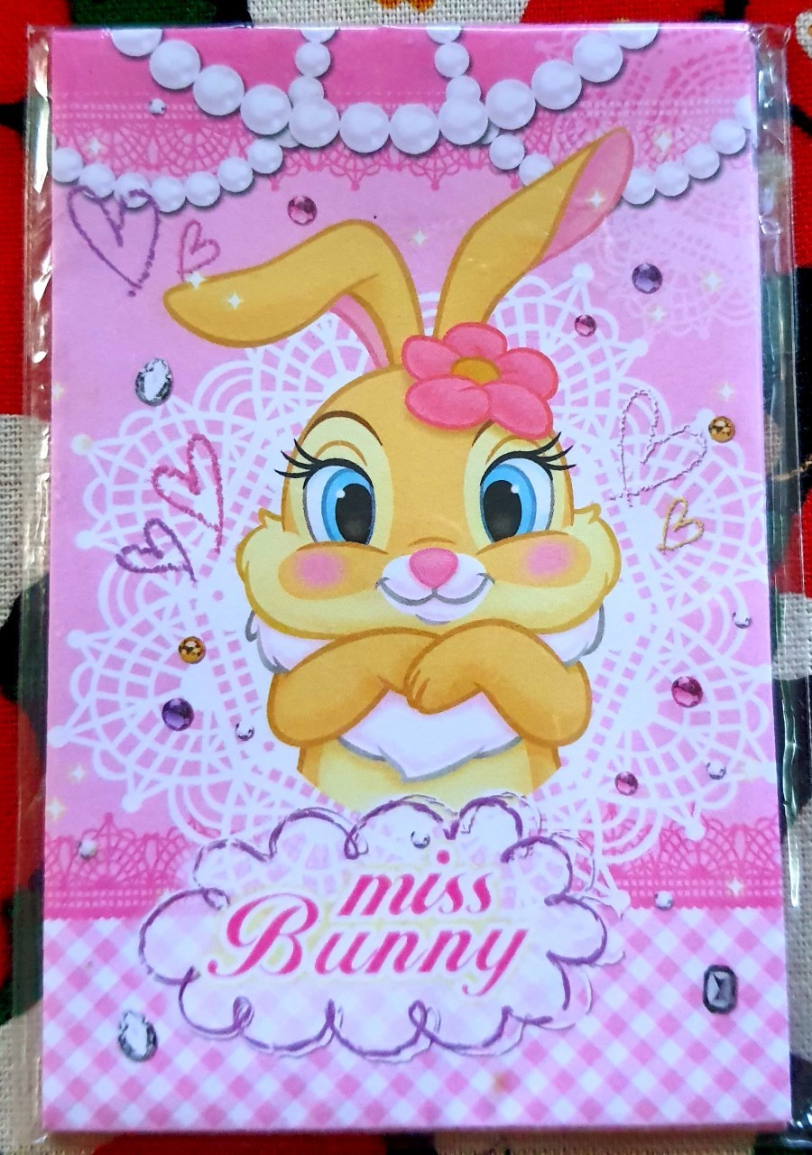 Miss Bunny Bambi sun-star ซองจดหมาย ซองอั่งเปา กวาง แบมบิ มิสบันนี่ 1 แพ๊ค มี 3 ซอง จากญี่ปุ่น Size : 7 x 11 cm MADE IN JAPAN