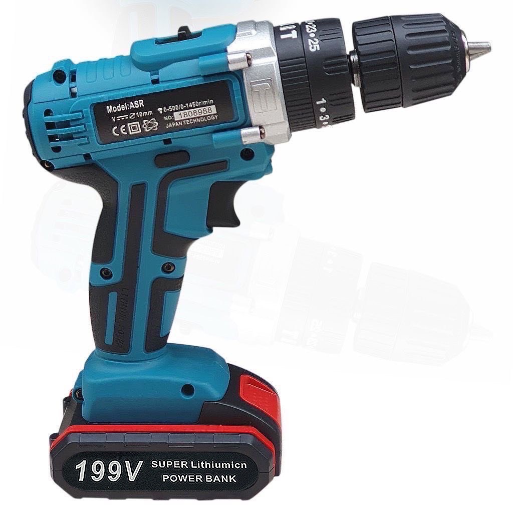 สว่านแบตกระแทก ENZO 199V พร้อมอุปกรณ์