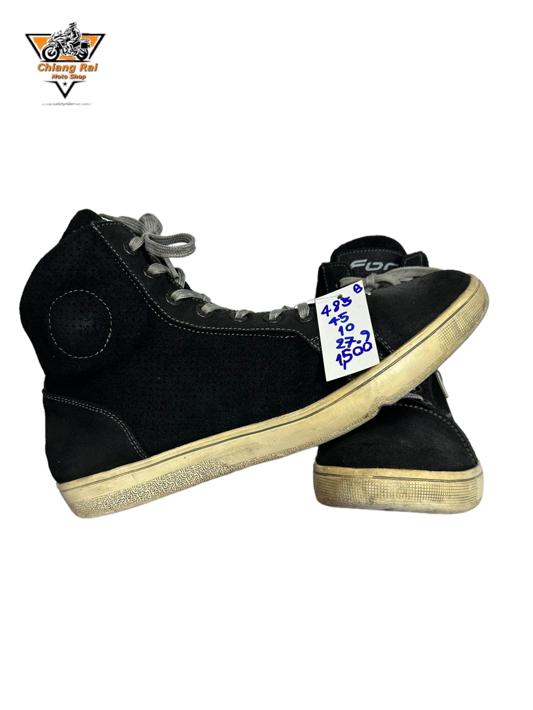 รองเท้าขี่มอเตอร์ไซด์( มือสอง) RCBS-485 Size ขนาดจากป้าย 45:EUR / 10:UK / 27.9:Cm.(Forma)