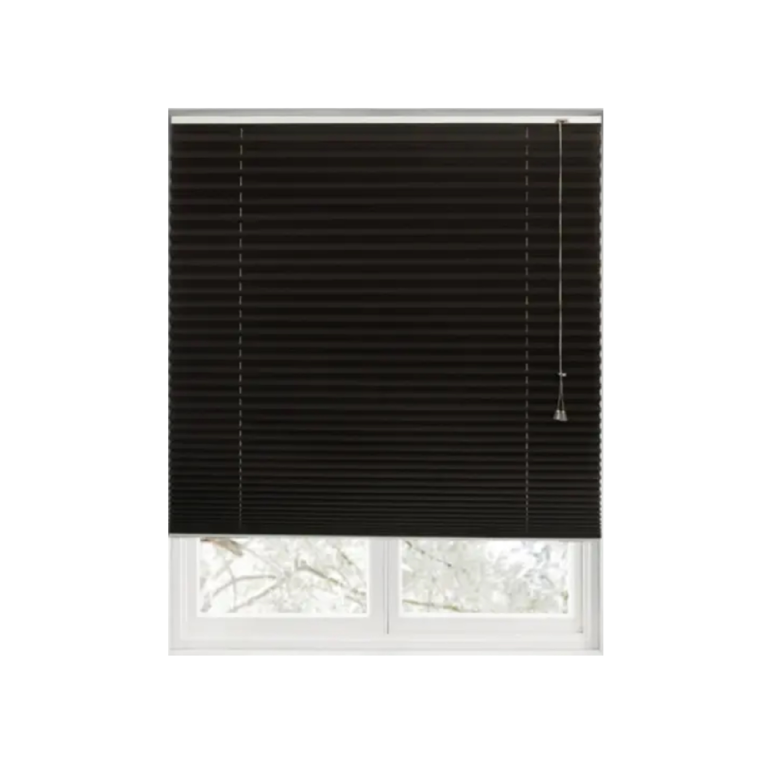 DAVINCI ม่านจีบ BC-002P-HT031-90BK ขนาด 90x160ซม. สีดำ
