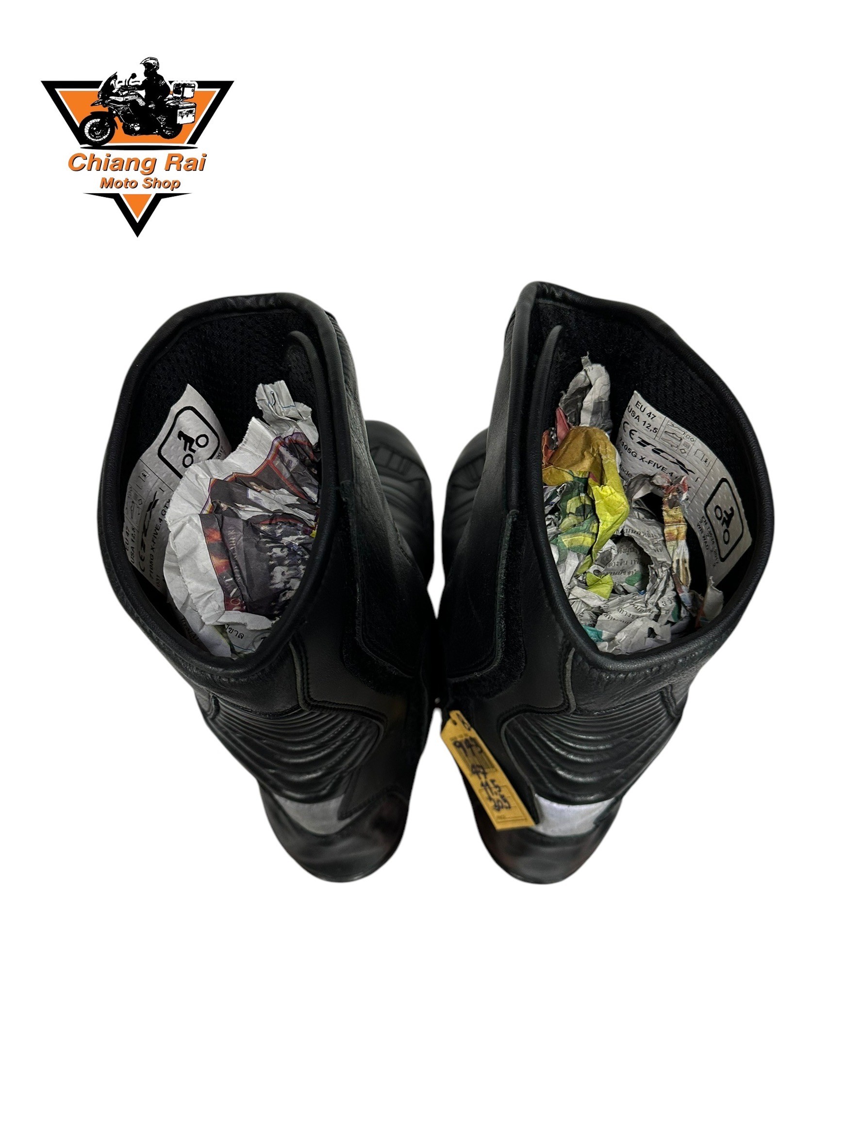 รองเท้าขี่มอเตอร์ไซด์( มือสอง) RCBS-943 Size ขนาดจากป้าย 47:EUR / 11.5:UK / 30:Cm.(TCX)