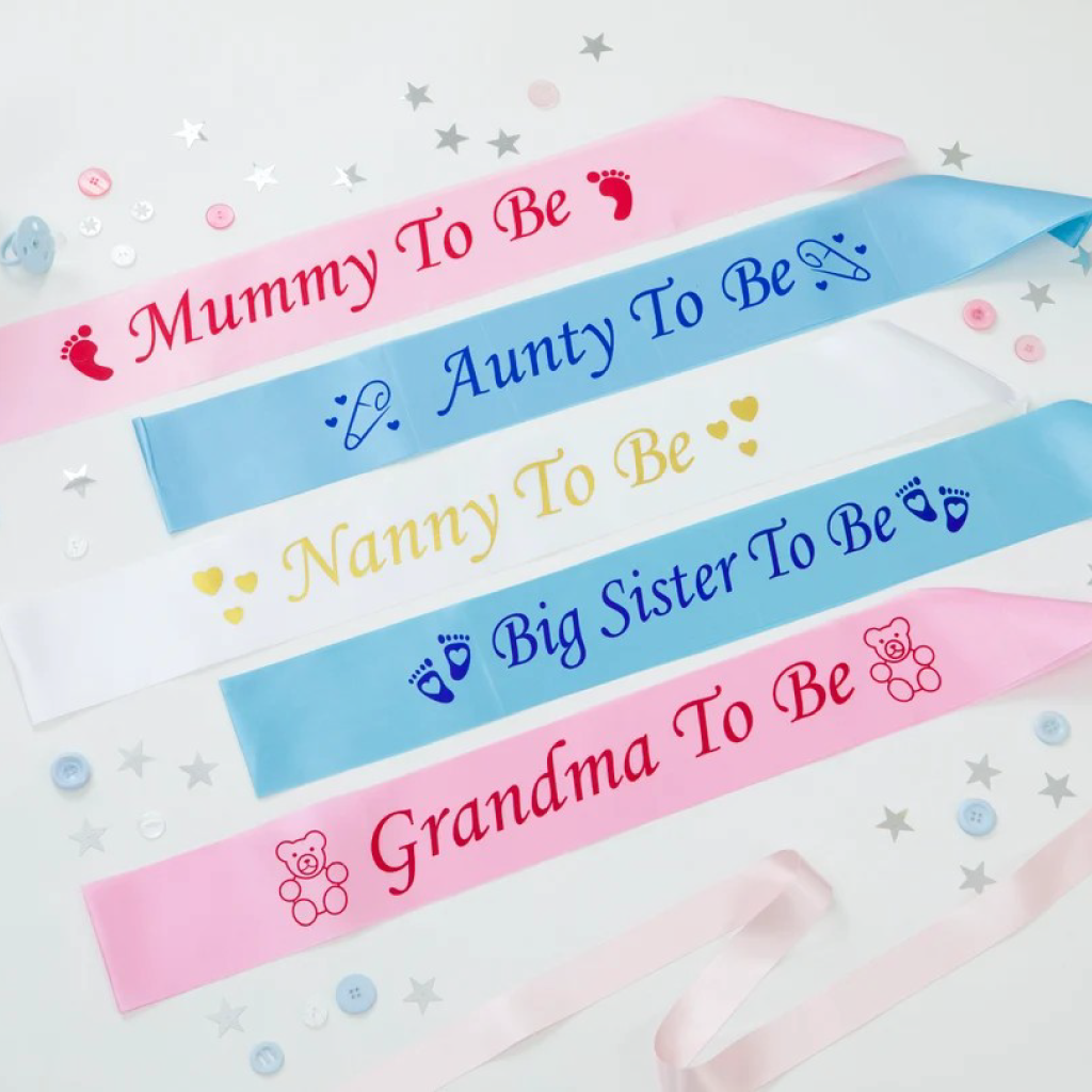 สายสะพาย Baby shower (A)