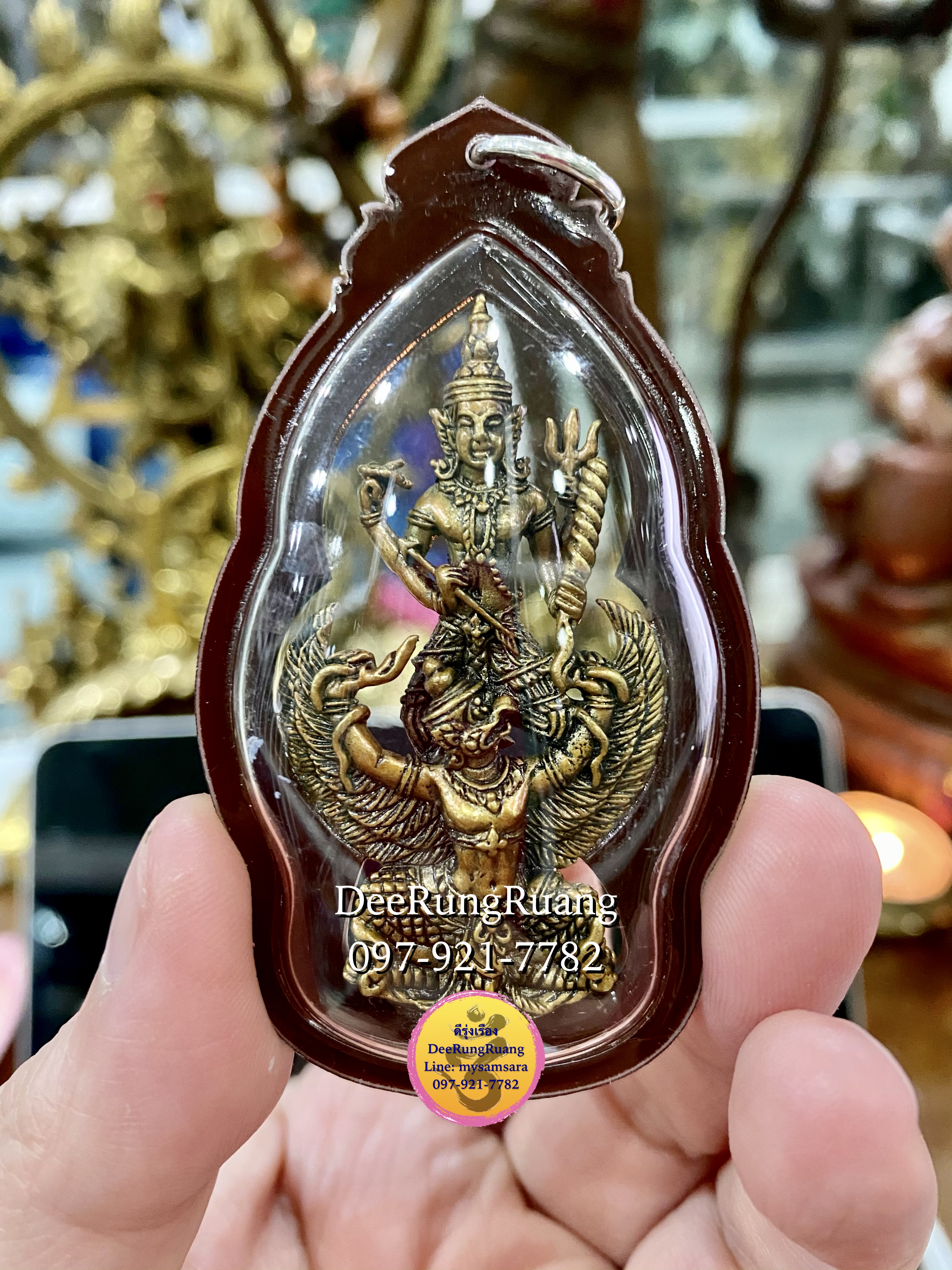 พระนารายณ์ ทรงครุฑ***พระนารายณ์ปราบไตรจักร พิมพ์หลวงปู่ผาด วัดไร่ จ.อ่างทอง***