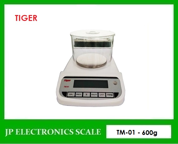 เครื่องชั่งละเอียดสูง600g เครื่องชั่ง ละเอียด600g เครื่องชั่งคุณภาพสูง600กรัม เครื่องชั่งน้ำหนัก600กรัม เครื่องชั่งน้ำหนัก600g ตาชั่ง600g กิโลดิจิตอล600กรัม เครื่องชั่ง600g*0.01g ยี่ห้อ TIGER รุ่น TM-01 ขนาดถาดชั่งผ่าศูนย์กลาง 120mm.