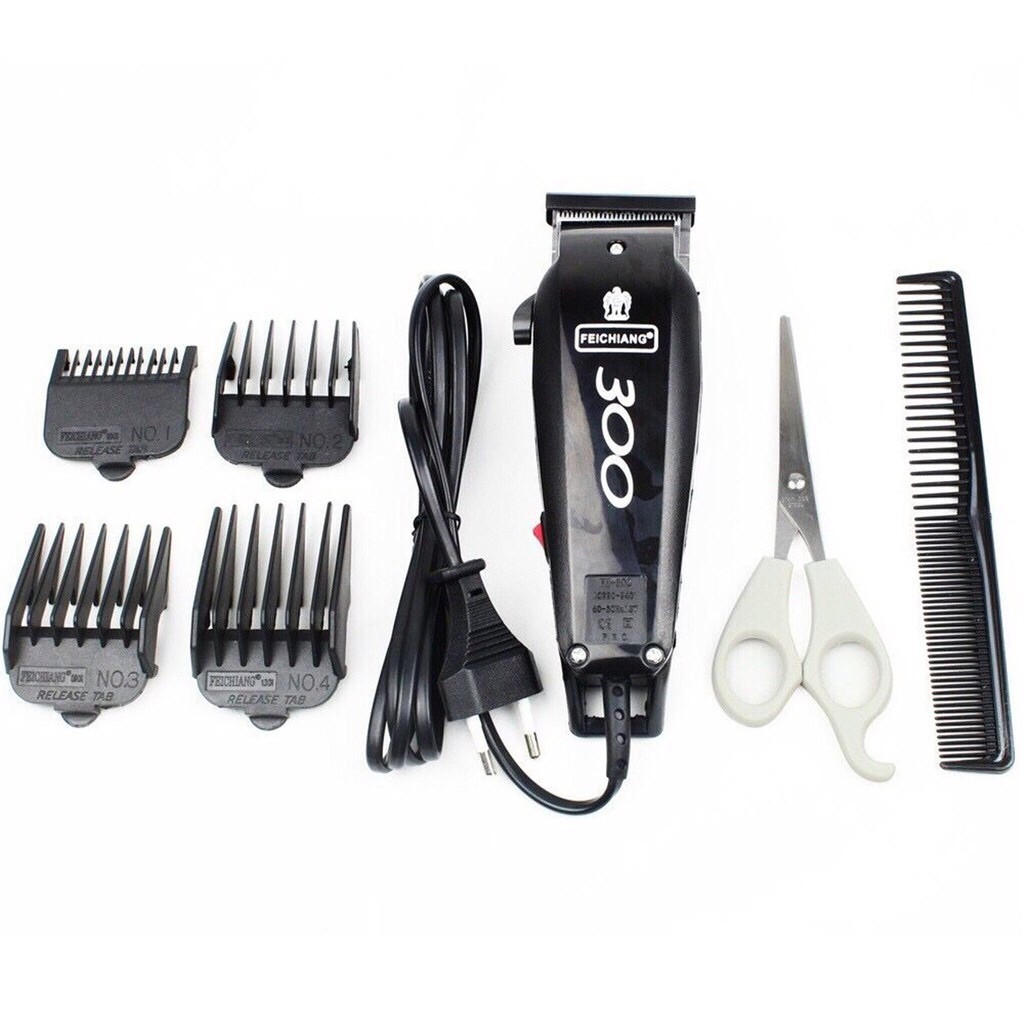 แบตตาเลี่ยนตัดผมชายแบบมีสาย ปัตตาเลียน ตัดแต่งทรงผม รุ่น CKL-300,FH-300,CKL-2208-2209,KM-1992 อุปกรณ์ครบเซตพร้อมใช้งาน