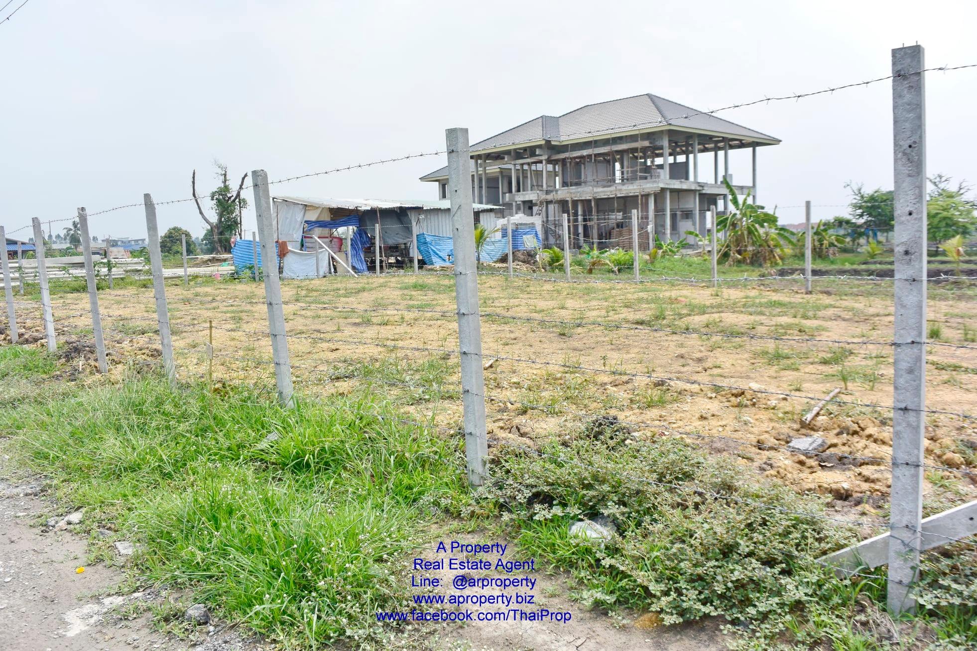 ให้เช่า ที่ดินเปล่า ย่าน บางบัวทอง ใกล้วัดลาดปลาดุก