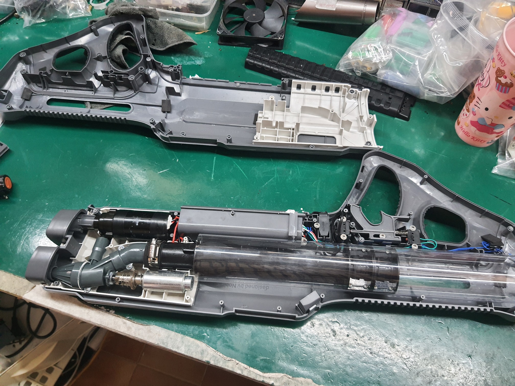 ซ่อมปืนฉีดน้ำไฟฟ้า ยี่ห้อ DH1667/BULGUN อาการชาร์จไฟไม่เข้า