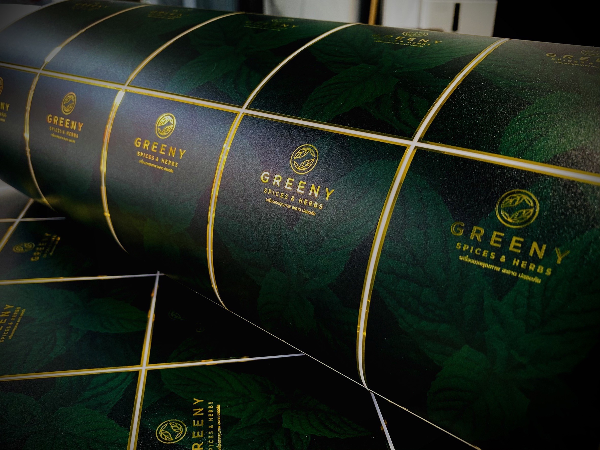 สติ๊กเกอร์ฉลากสินค้าฟรอยทอง ฟอยล์