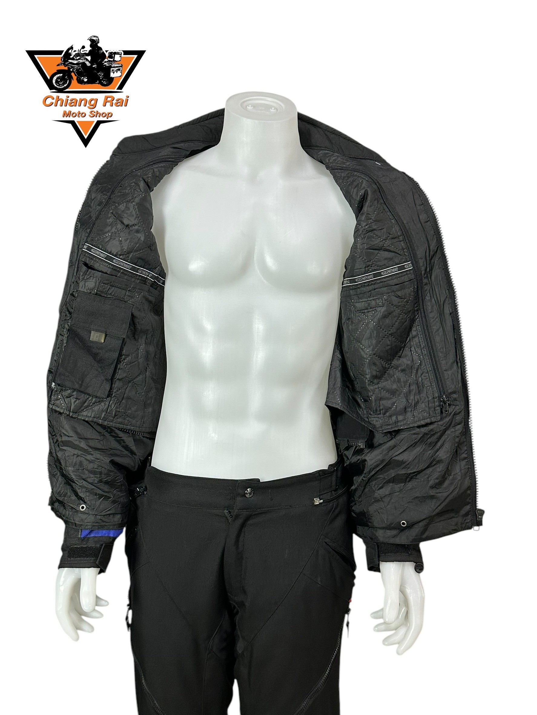 เสื้อขี่มอเตอร์ไซด์( มือสอง) RCTA 740 อก 48" ยาว 24 (L) **GERMOC**