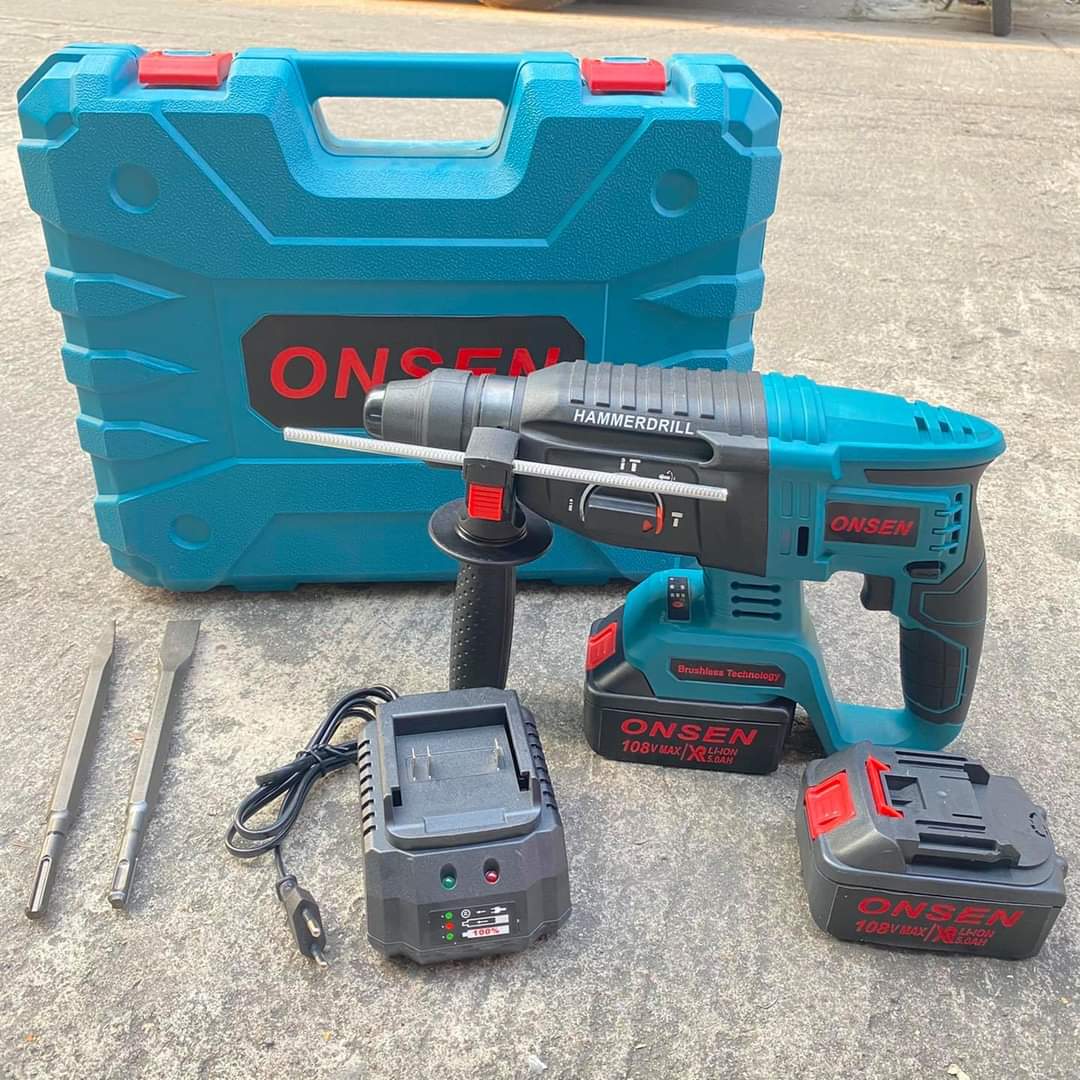 สว่านโรตารี่แบต Onsen งานญี่ปุ่น รุ่น Brushless 108v