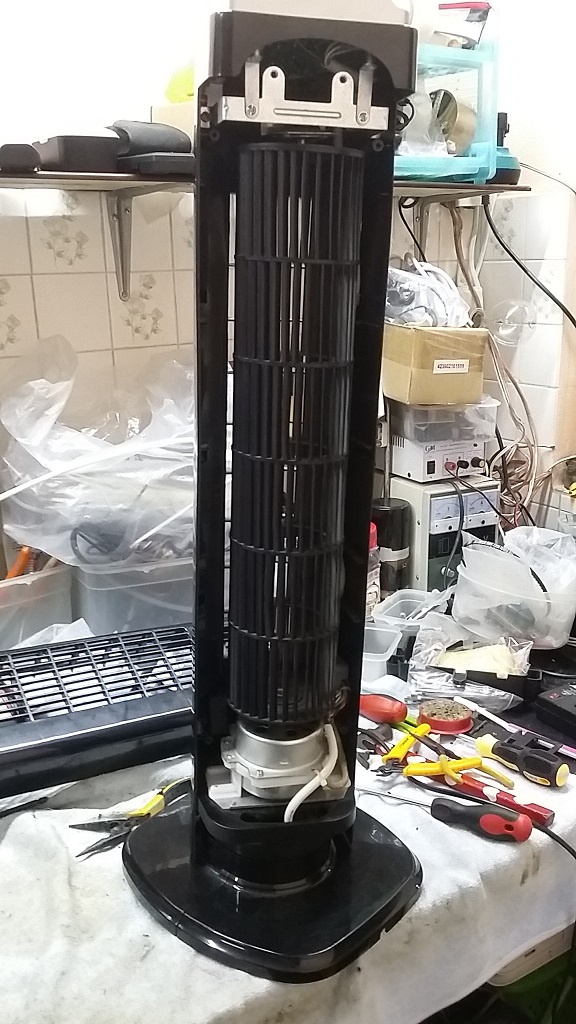 ซ่อมพัดลมทาวเวอร์ ยี่ห้อ IMARFLEX รุ่น IF-568 อาการพัดลมไม่หมุน