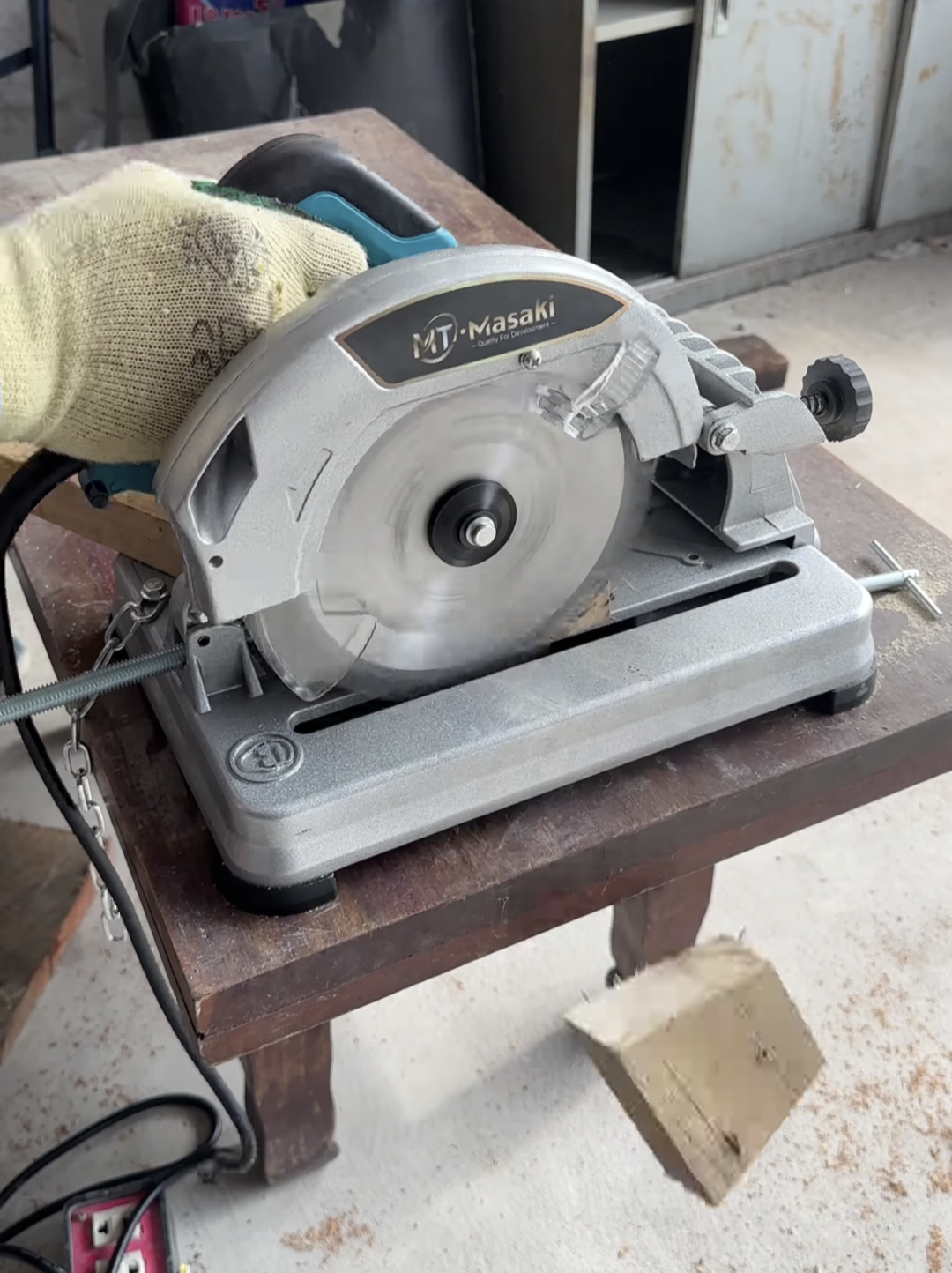 แท่นตัด 2in1 ตัดไม้ ตัดเหล็ก ขนาด 7 นิ้ว ยี่ห้อ MASAKI