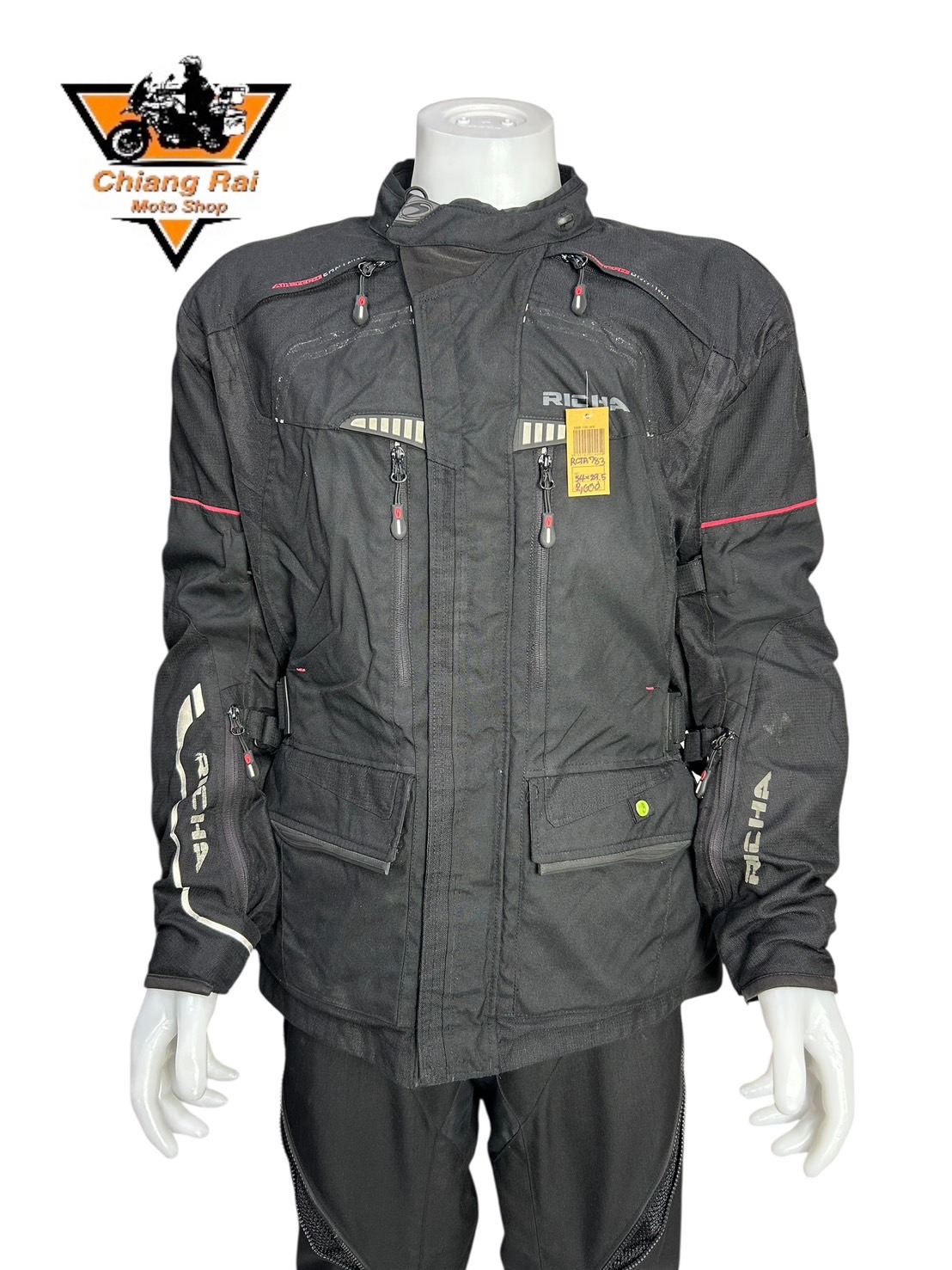 เสื้อขี่มอเตอร์ไซด์( มือสอง) RCTA 783 อก 54" ยาว 29 (2XL) **RICHA**