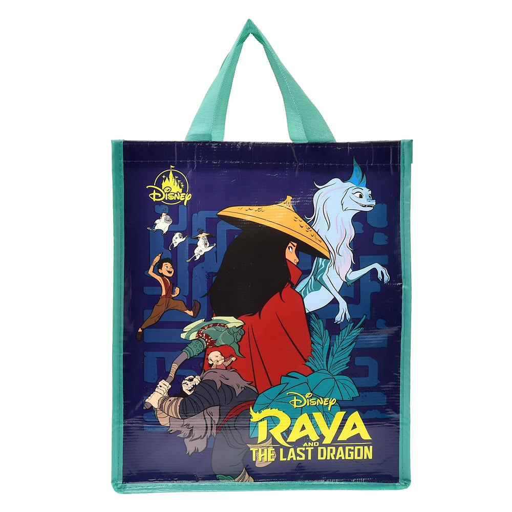 กระเป๋า รายากับมังกรตัวสุดท้าย Raya and the Last Dragon Shopping Bags / Eco Bags ของแท้จากDisneystore ญี่ปุ่น มีฐาน ขนาด 39 x 32 cm