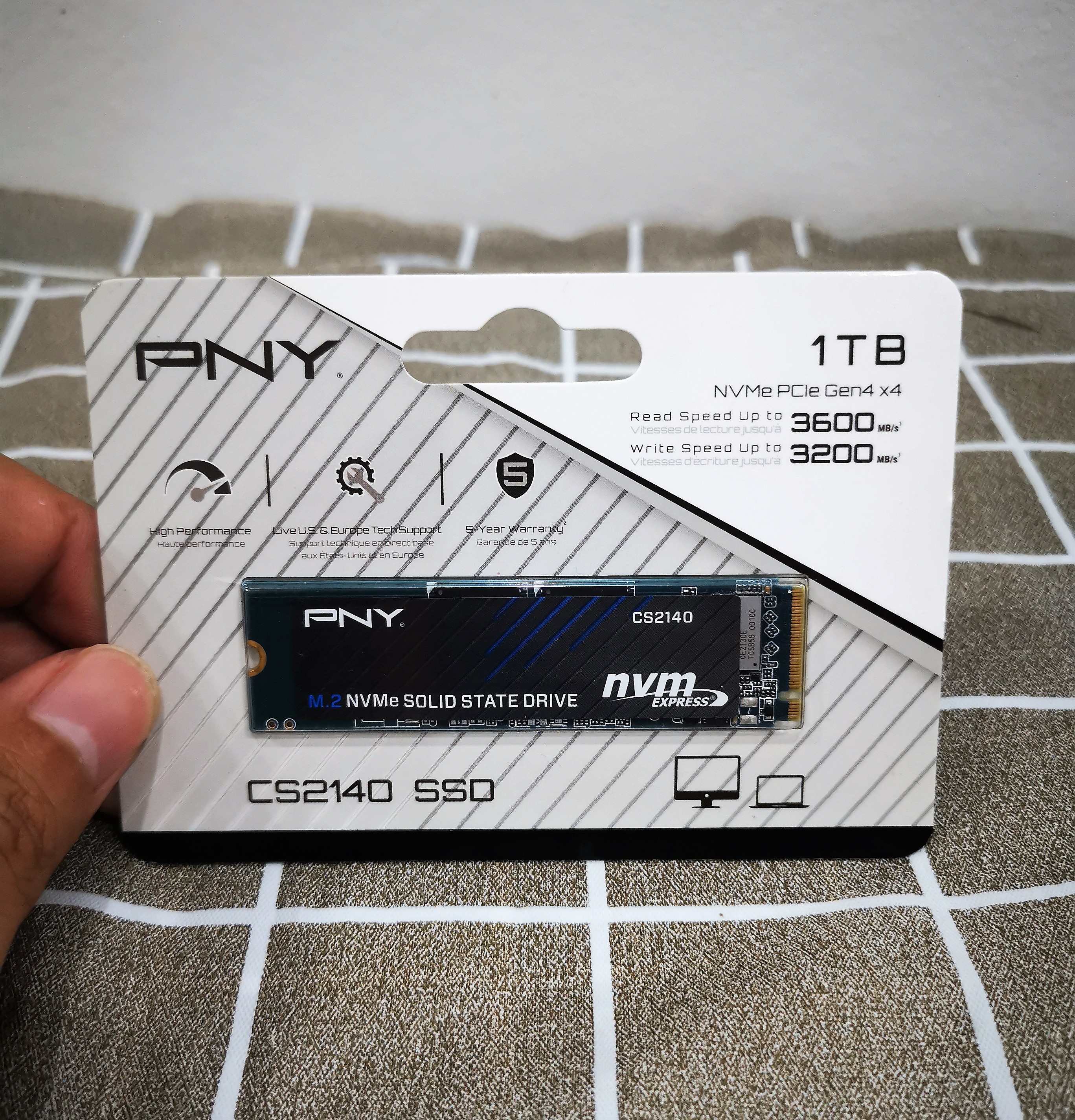 SSD M.2 NVMe PCIe Gen4 PNY 1TB
