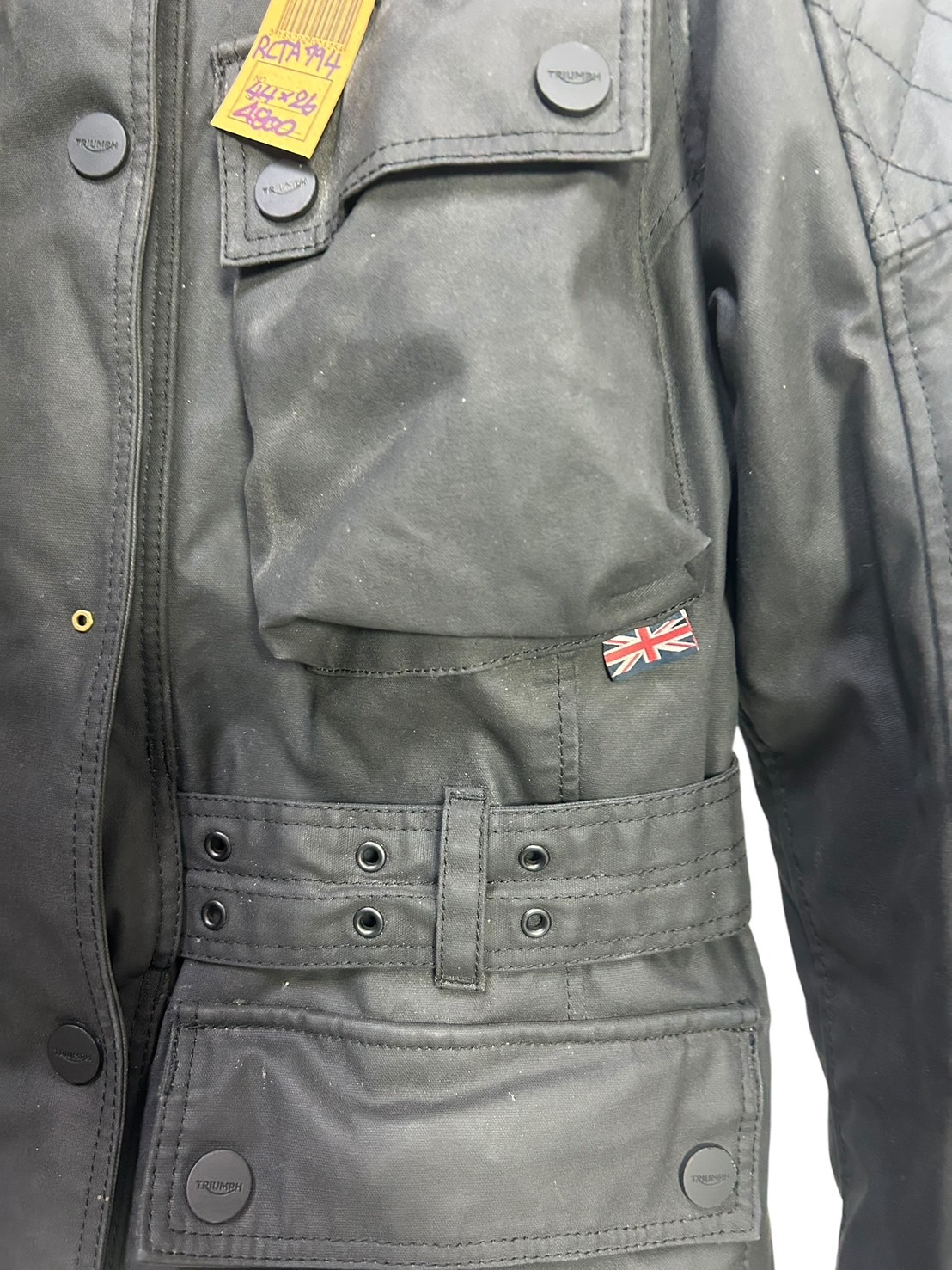 เสื้อขี่มอเตอร์ไซด์( มือสอง) RCTA 794 อก 44" ยาว 26 (M) **Triumph**