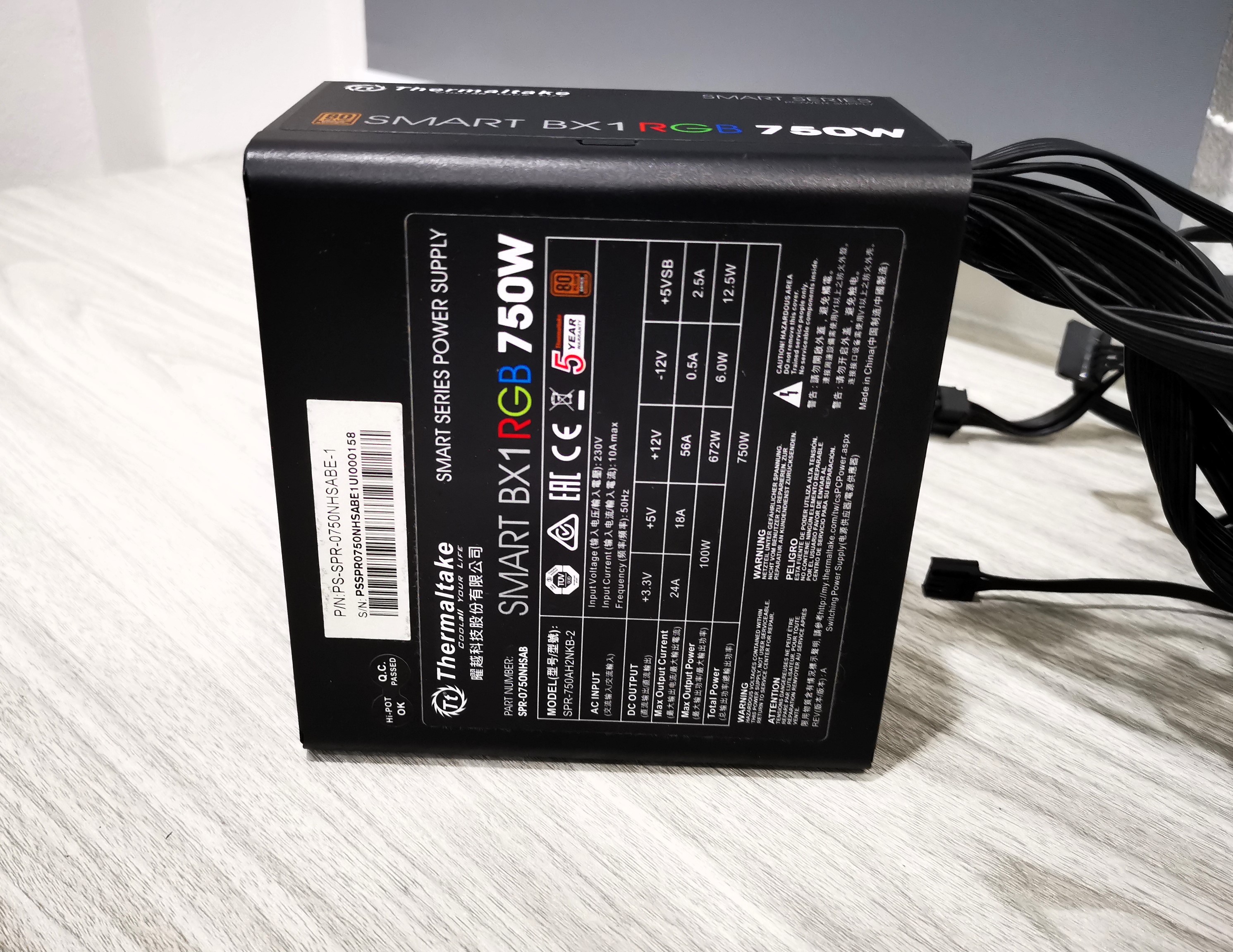 THERMALTAKE Smart BX1 RGB 750W (80+ Bronze)