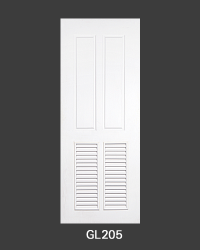 ประตู uPVC GREEN GL205 ขาว