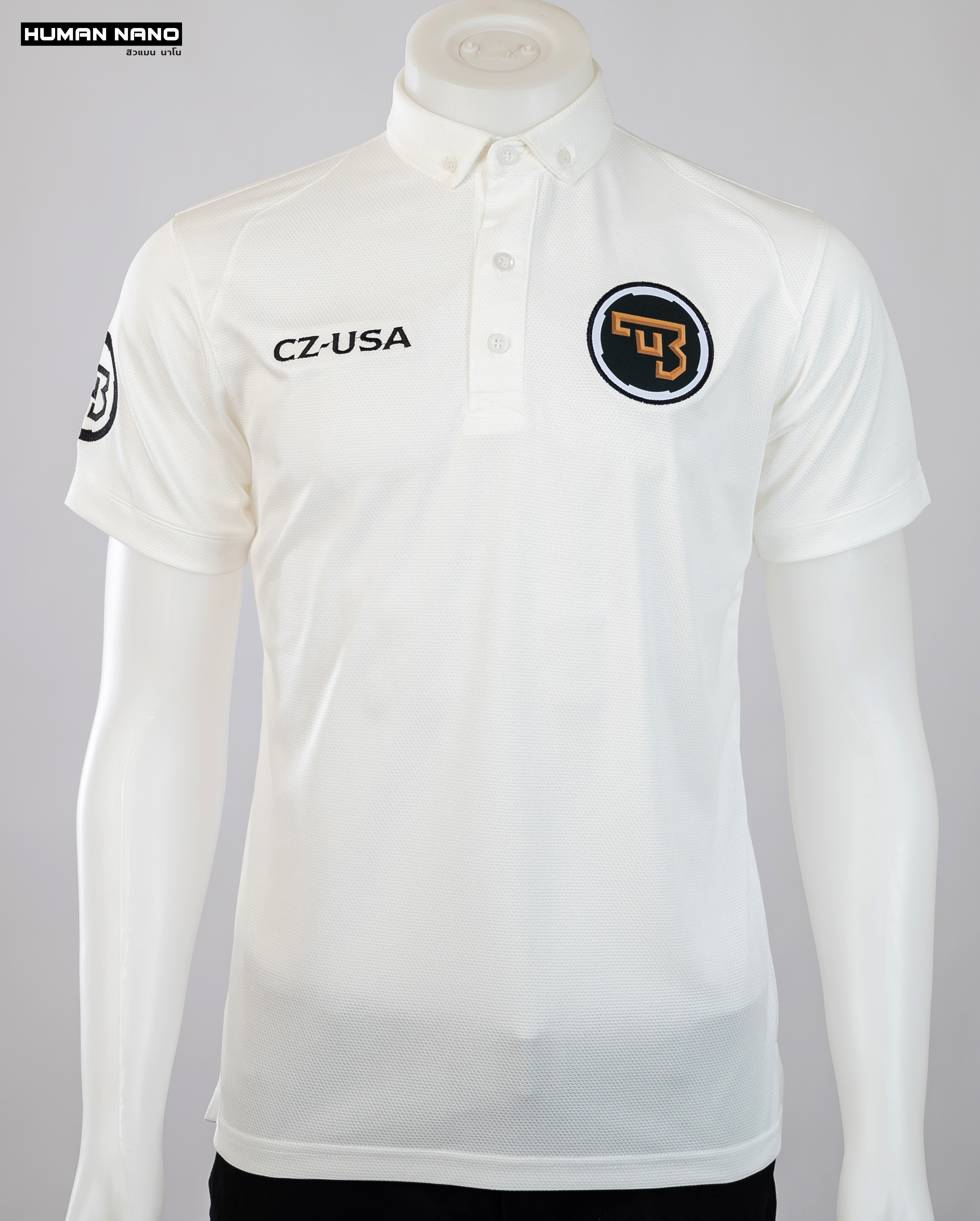 CZ-USA เสื้อโปโลชาย สไตล์แทคติคอล ผ้านาโนไมโคร ทรงสวย ยับยาก รีดง่าย | Human Nano