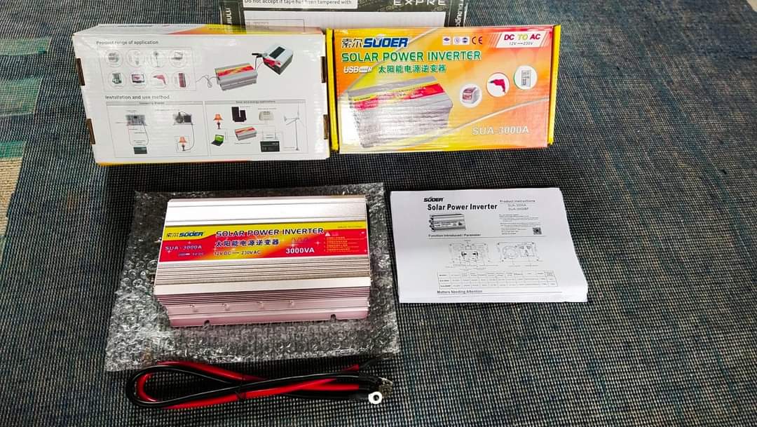 อินเวอร์เตอร์ แปลงไฟ 12V เป็น 220V ขนาด 3,000W