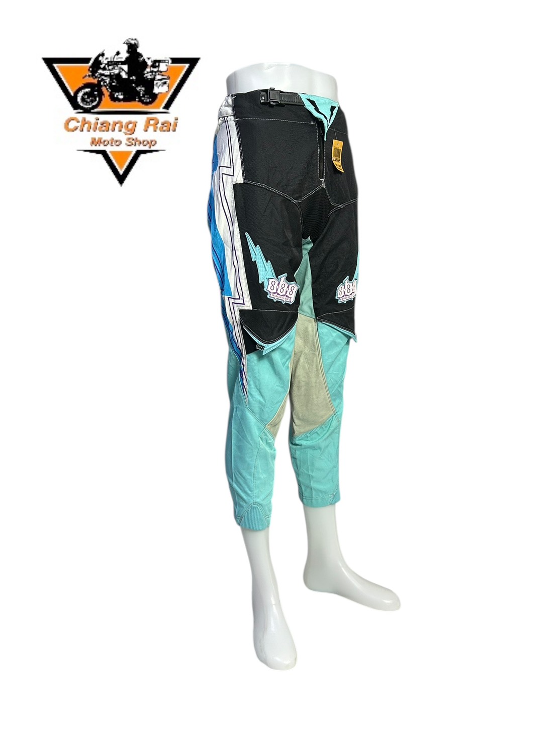 กางเกงขี่มอเตอร์ไซด์ ( มือสอง ) E&A 669: เอว 30" ยาว 29" **888**