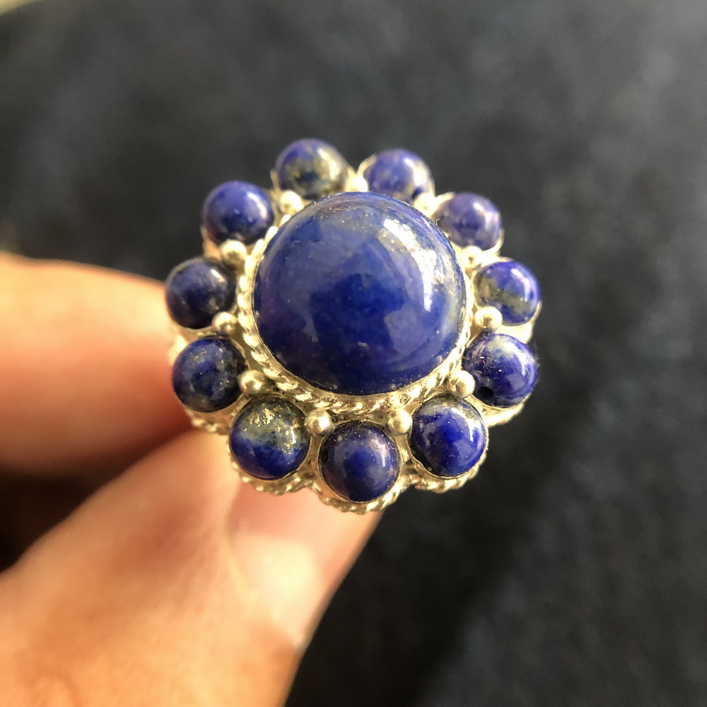 ลาพิสลาซูลี lapis lazuli แหวนผู้ชาย