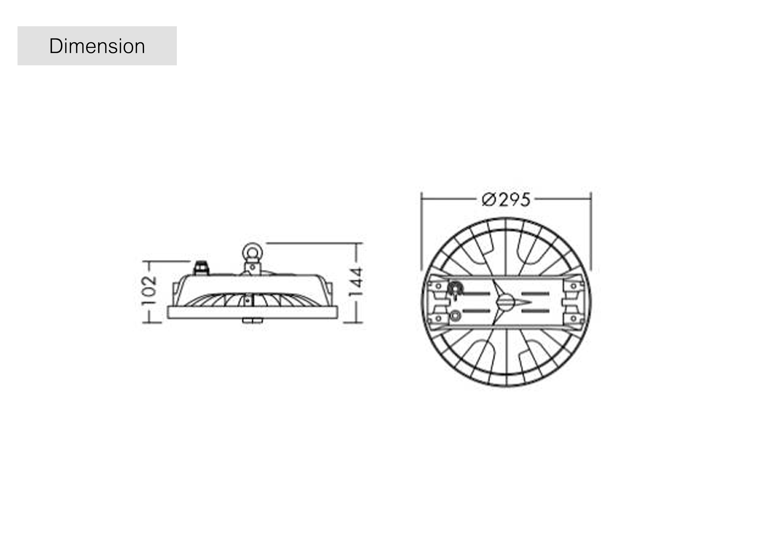 โคม Highbay 140W 5000K THORN