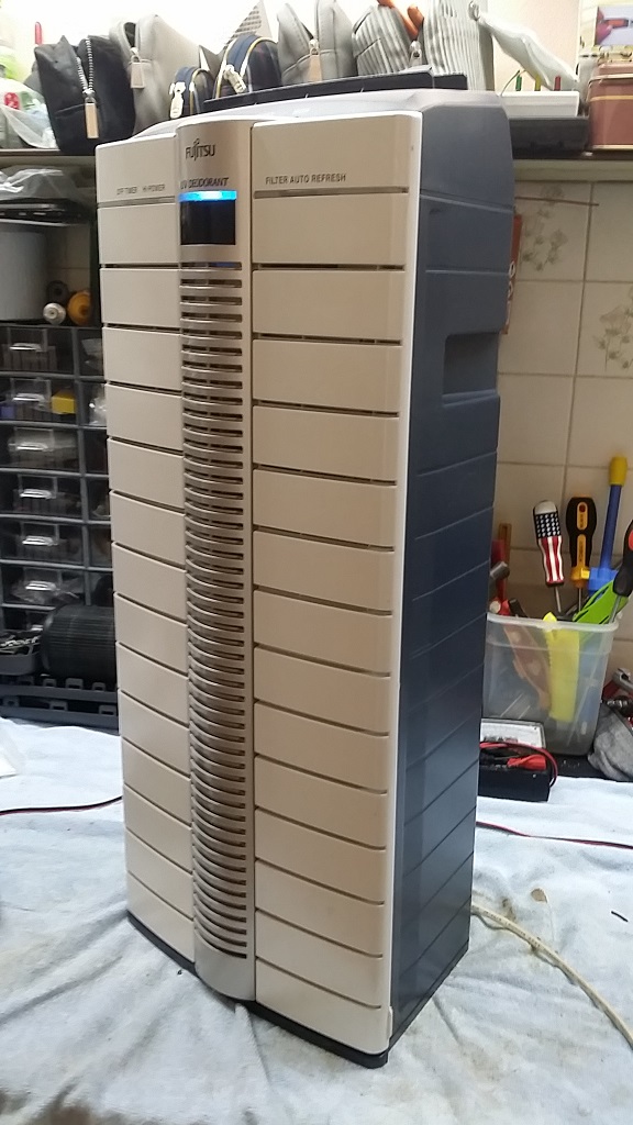 ซ่อมเครื่องฟอกอากาศ ยี่ห้อ Fujitsu รุ่น DASY30S อาการเครื่องไม่ทำงาน