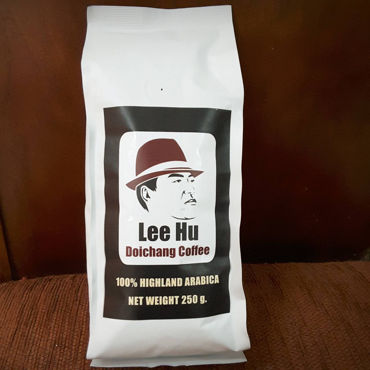 เม็ด - กาแฟคั่วดอยช้าง เมล็ด A (คั่วกลาง) 100% highland Arabica นน. 250 กรัม