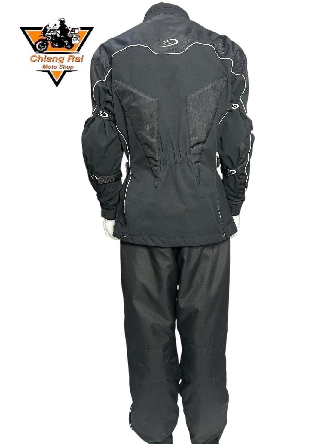 ชุดสำหรับขี่มอเตอร์ไซด์ (มือสอง) SET 036 ชุดทัวริ่ง เสื้อการ์ด + กางเกง ยี่ห้อ*CraneRoad*