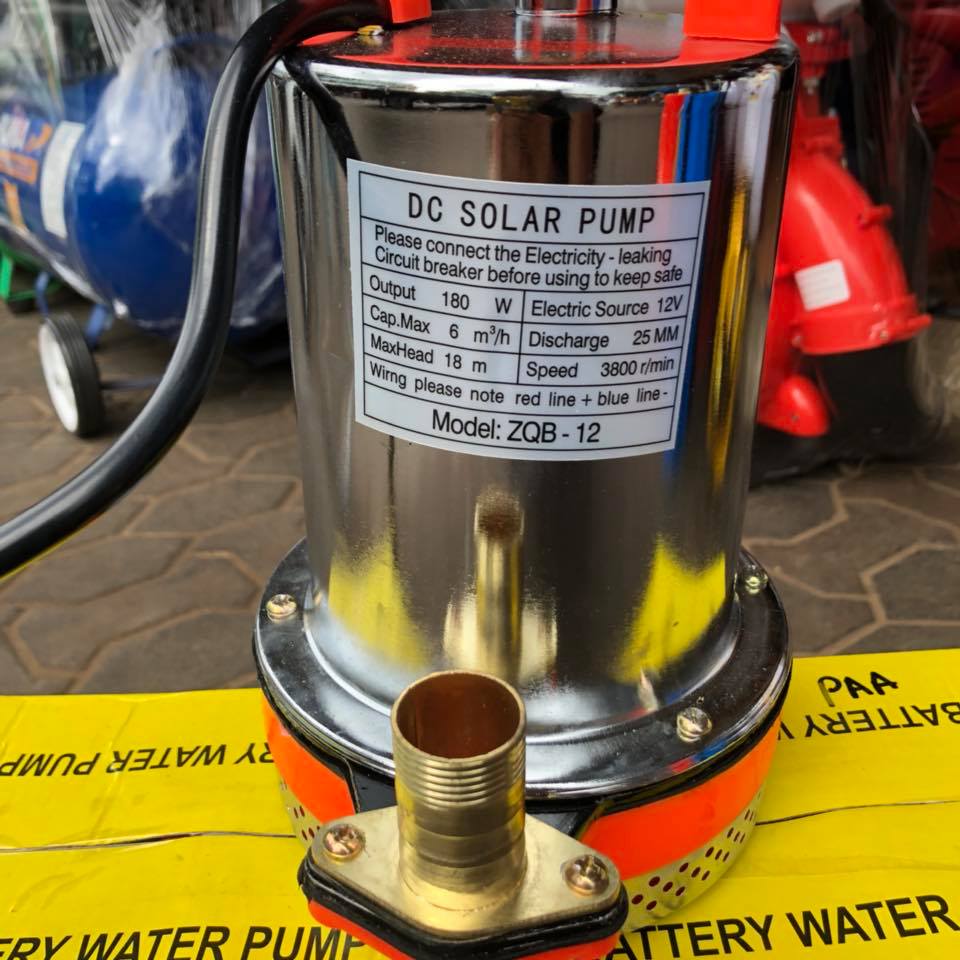 ปั๊มไดโว่ ดูดน้ำใช้แบต 12v