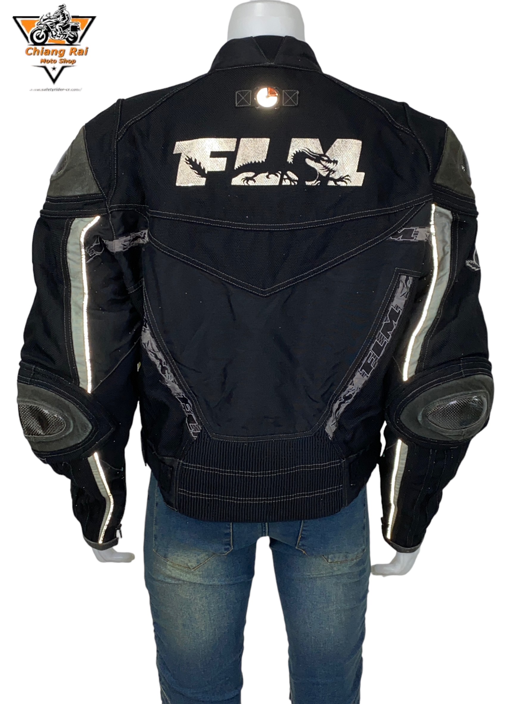 เสื้อขี่มอเตอร์ไซด์( มือสอง) RCSA 682: อก 48-50" ยาว 23" (L-XL)**FLM**