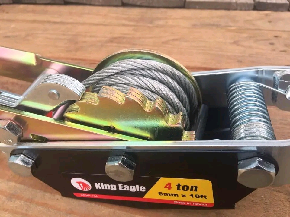 รอกสลิง มือโยก ยี่ห้อ King Eagle 4 ตัน ยาว 3 เมตร