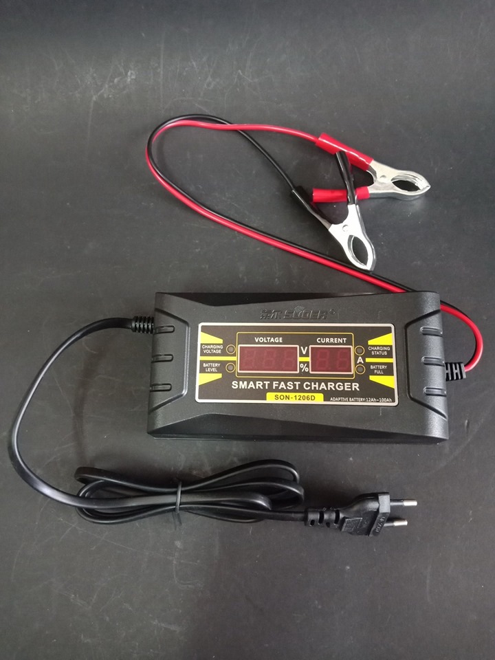 เครื่องชาร์จแบตเตอรี่ อัจฉริยะ ระบบอัตโนมัติ 12V 10A