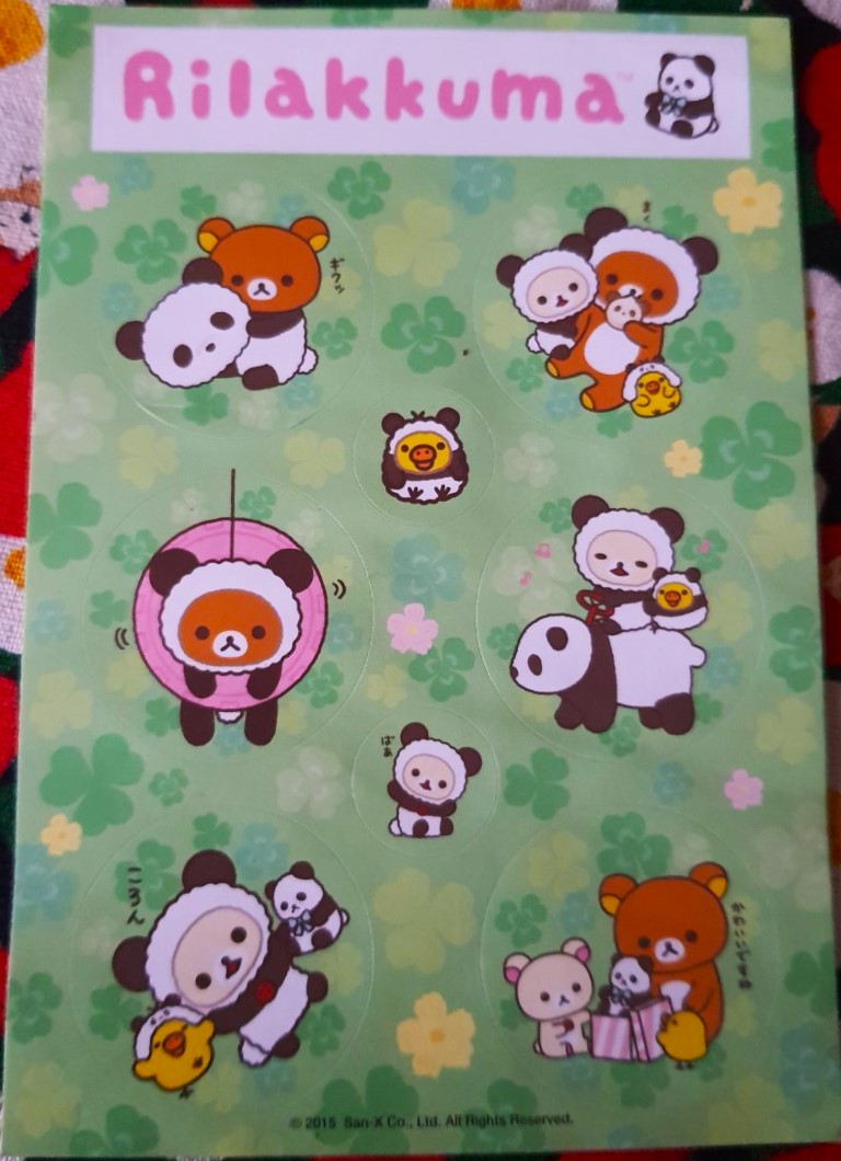 Rilakkuma สติ๊กเกอร์น่ารักๆจากญี่ปุ่น น่ารักน่าใช้ น่าสะสมค่ะ