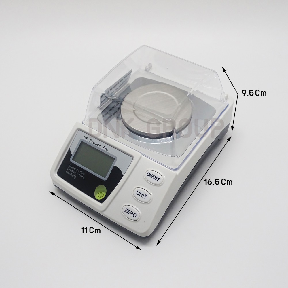 เครื่องชั่งดิจิตอล เครื่องชั่งเพชรพลอย เครื่องชั่งกะรัต เครื่องชั่งความละเอียดสูง 60g/0.001g (300Ct/0.005Ct)