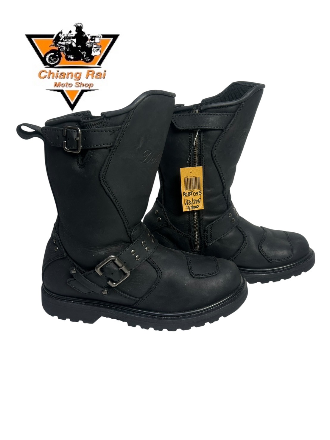 รองเท้าขี่มอเตอร์ไซด์( มือสอง) RCBT-095 Size ขนาดจากป้าย 43:EUR / 9:UK / 27.5:Cm.(Detlev Louis)