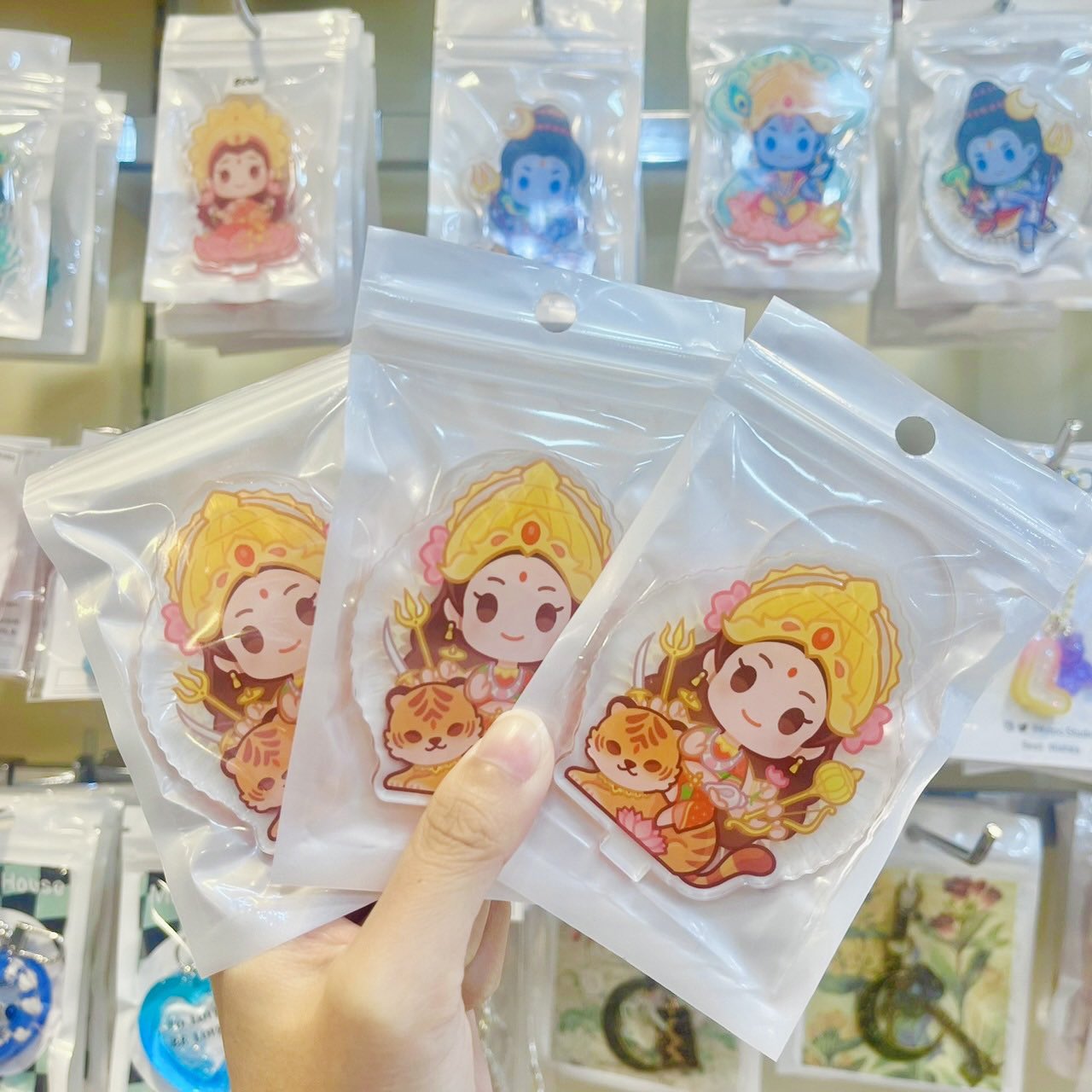 (มีของพร้อมส่ง) เทพฮินดู Standee Acrylic 7 cm (อัพเดตลายใหม่!!)
