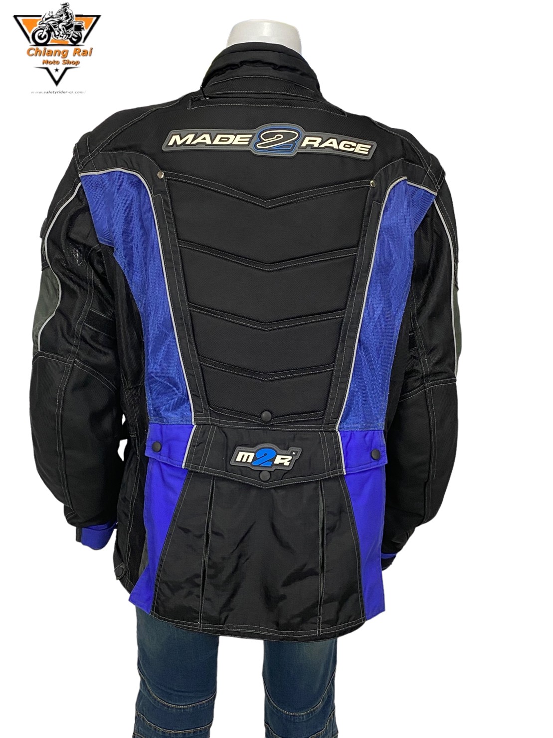 เสื้อขี่มอเตอร์ไซด์( มือสอง) RCTA 343 อก 50 " ยาว 29"(XL) ยี่ห้อ**M2R**