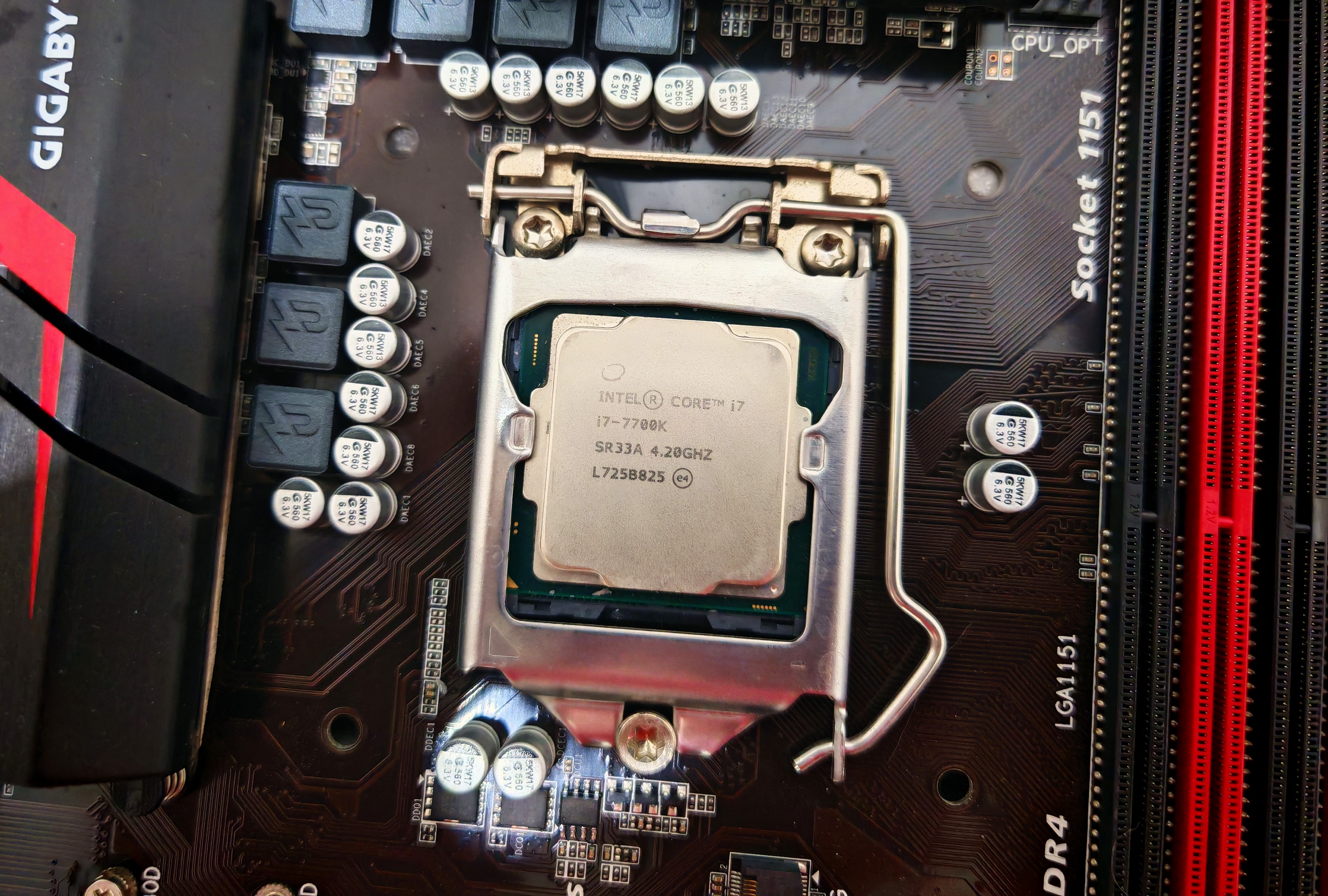 CPU i7 7700K