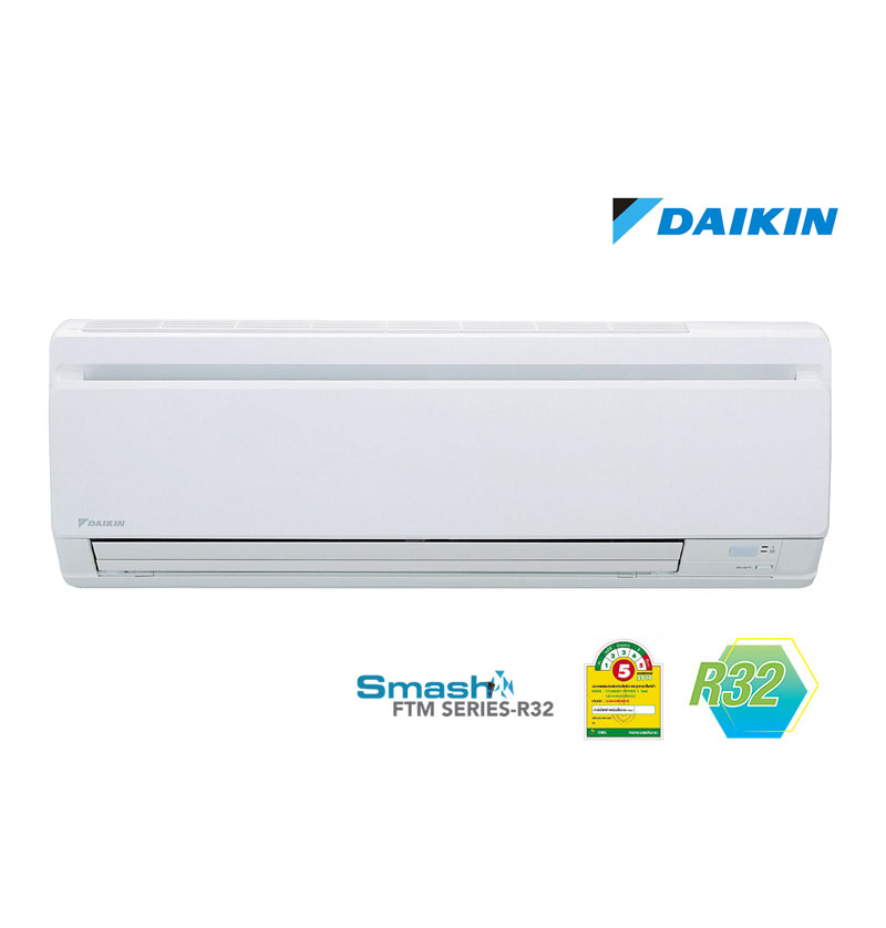 แอร์ Daikin Smash II รุ่น FTM Series (R 32) FTM09PV2S ขนาด 9,082.06 BTU แอร์ใหม่ปี 2020