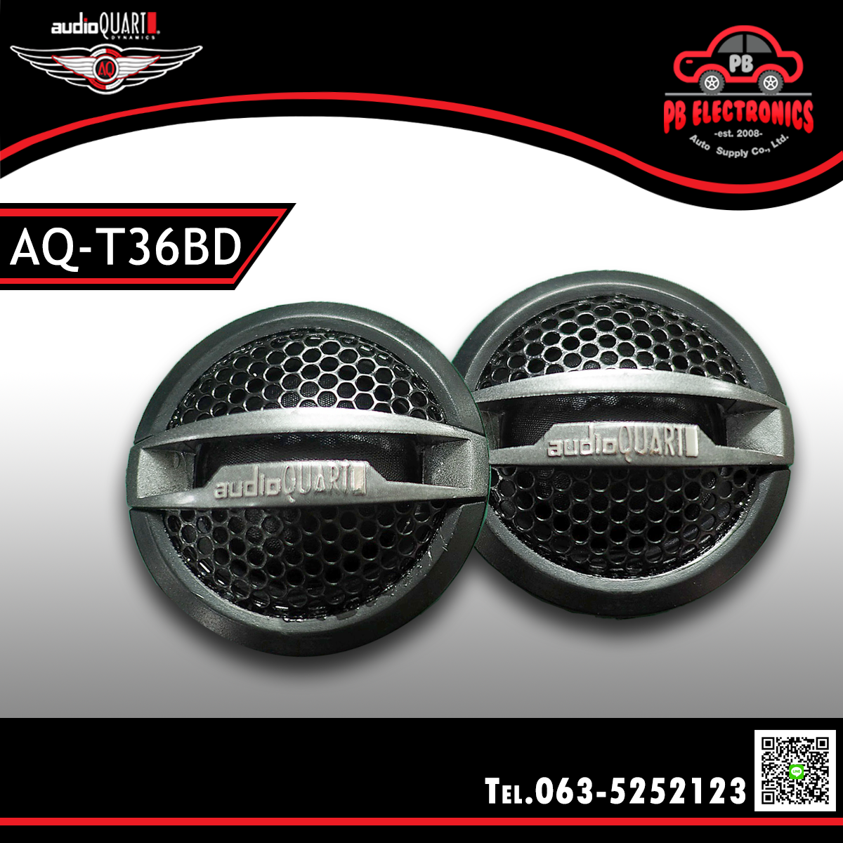 Audio Quart ทวิตเตอร์ขนาด 1" รุ่น AQ-T36BD