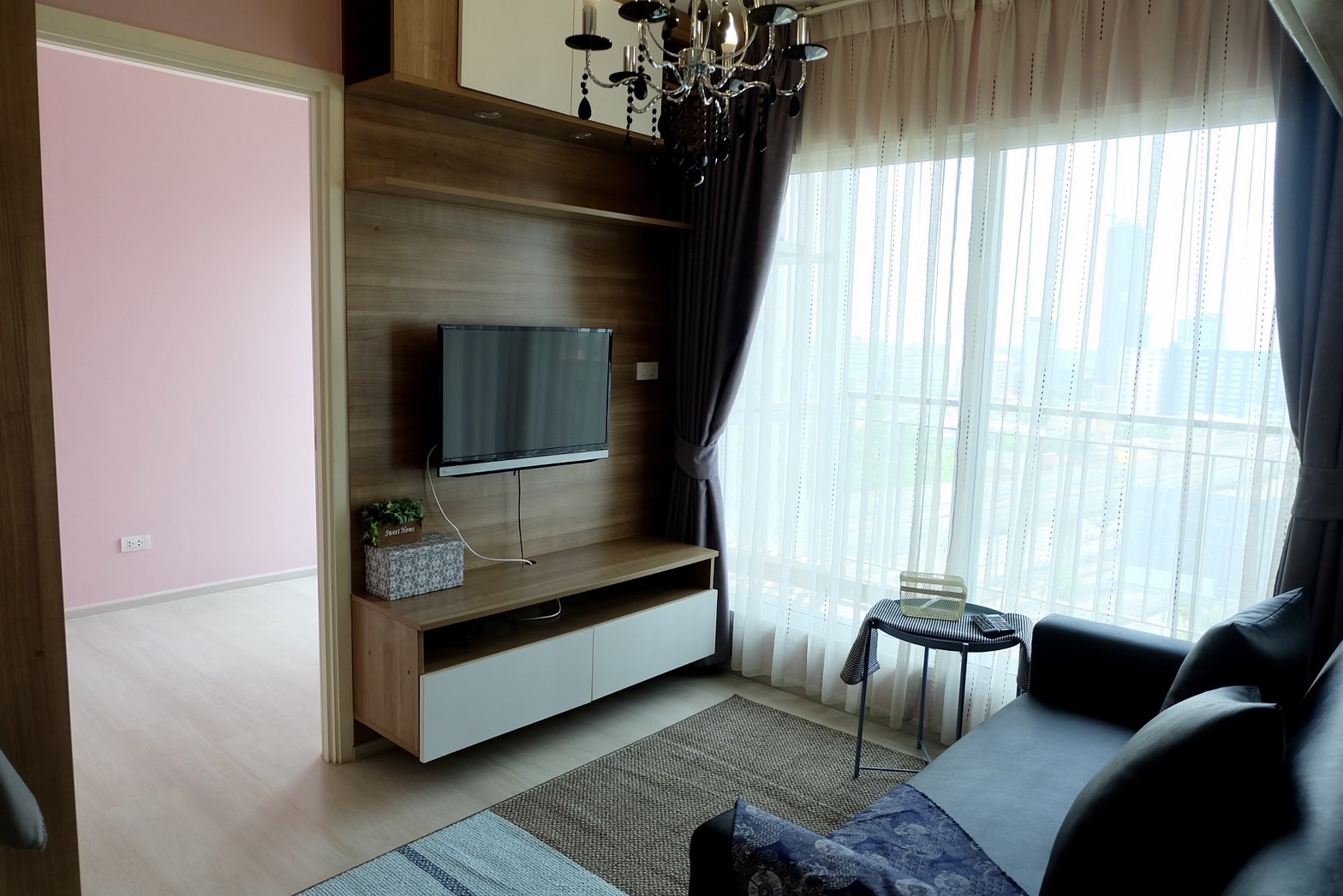 ให้เช่า คอนโด 2 นอน Aspire 1 รัตนาธิเบศร์ ห้องมุม ใกล้ Central รัตนาธิเบศร์