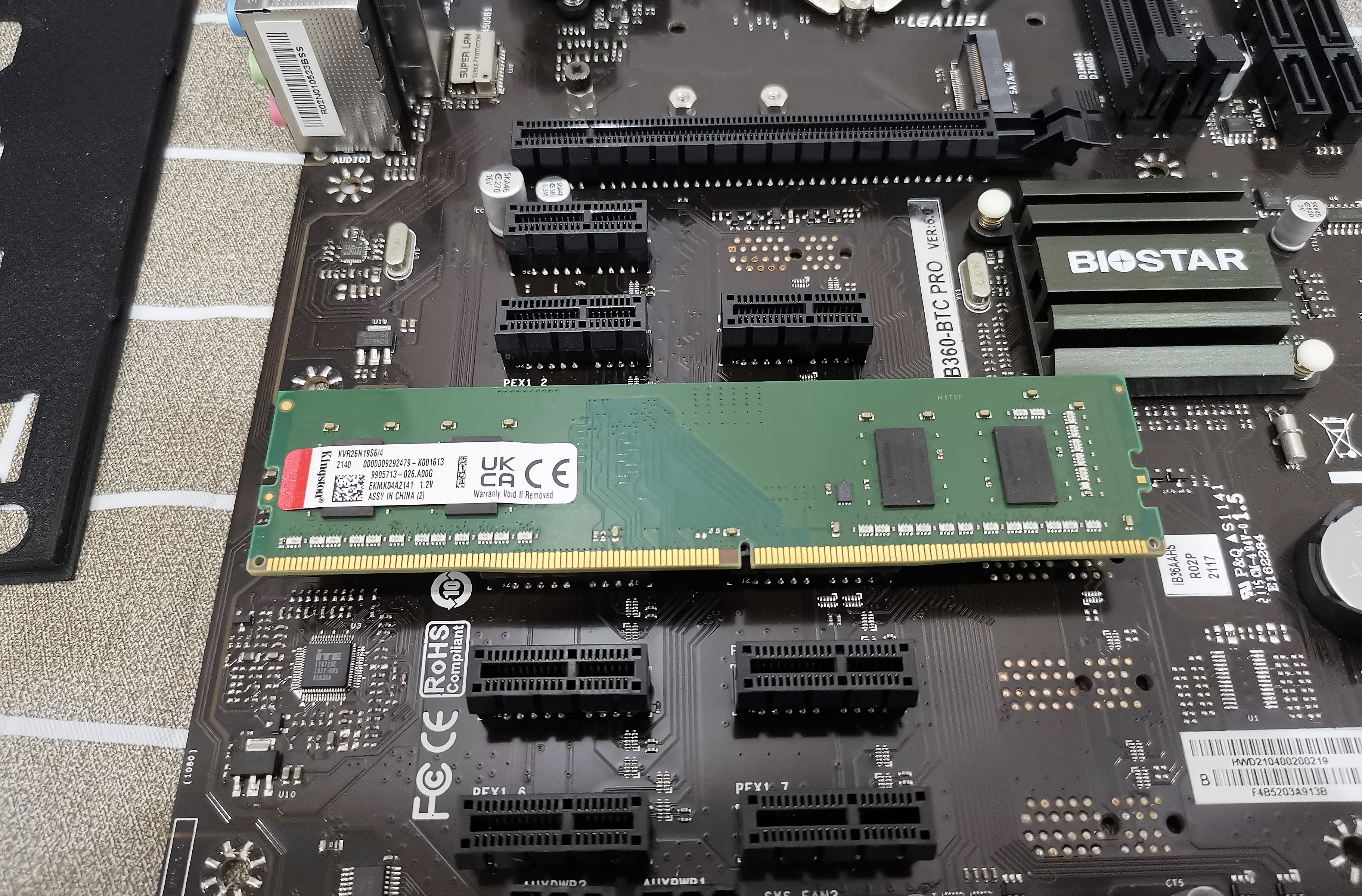 เซ็ตมัดรวม บอร์ด TB360 + Pentium G5420 + Ram DDR4 4/2666