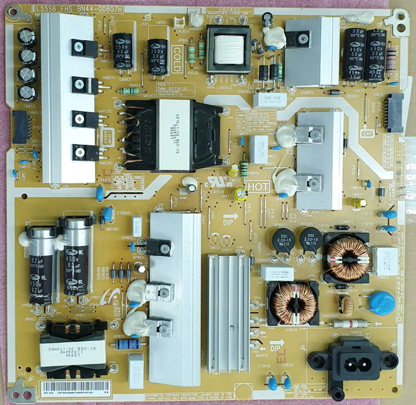 BN44-00807H บอร์ดถอดจากเครื่องใหม่จอแตก