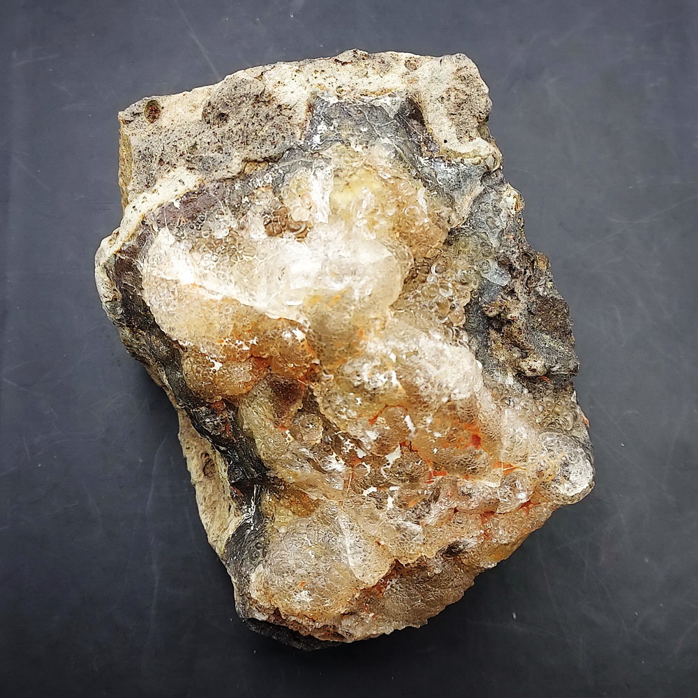 โอปอลธรรมชาติ ขนาดใหญ่ (850กรัม 11x8x8ซม.) จ.สระบุรี (Opal) คนไทยเรียกเพชรน้ำค้าง ติดหินบะซอล
